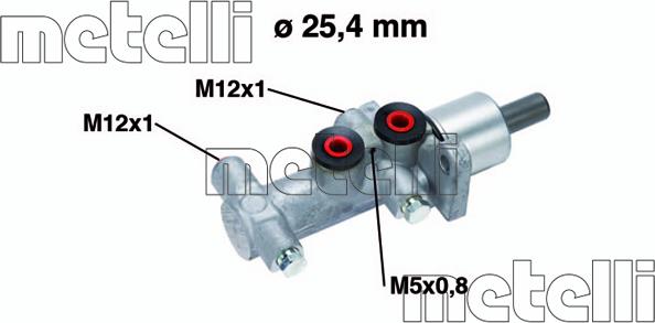 Metelli 05-0767 - Спирачна помпа vvparts.bg