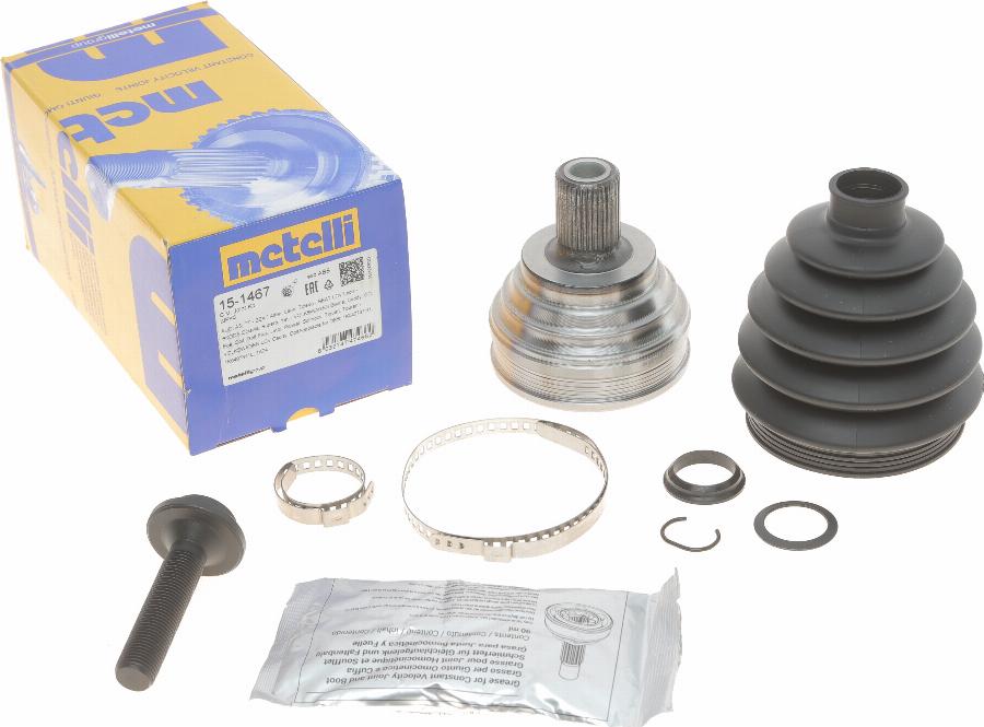 Metelli 15-1467 - Каре комплект, полуоска vvparts.bg