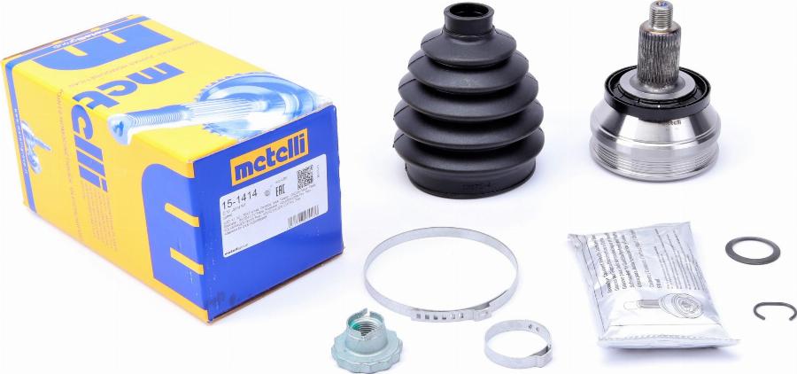 Metelli 15-1414 - Каре комплект, полуоска vvparts.bg