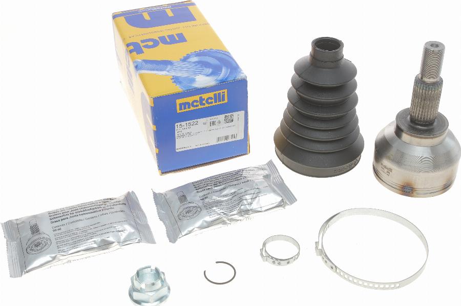 Metelli 15-1522 - Каре комплект, полуоска vvparts.bg