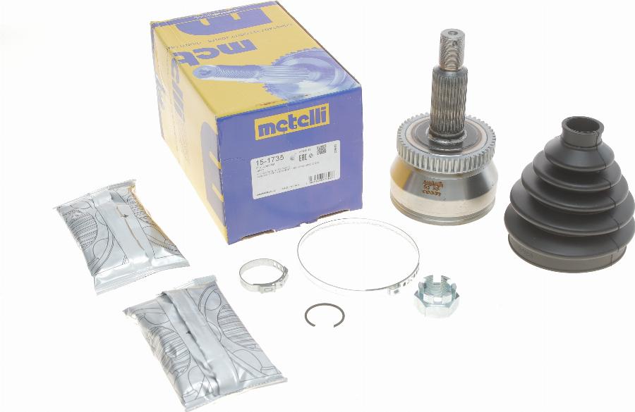 Metelli 15-1735 - Каре комплект, полуоска vvparts.bg