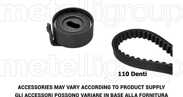 Metelli 29-0400 - Комплект ангренажен ремък vvparts.bg