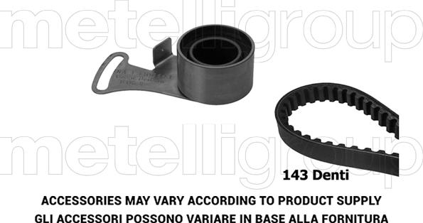 Metelli 29-0419 - Комплект ангренажен ремък vvparts.bg