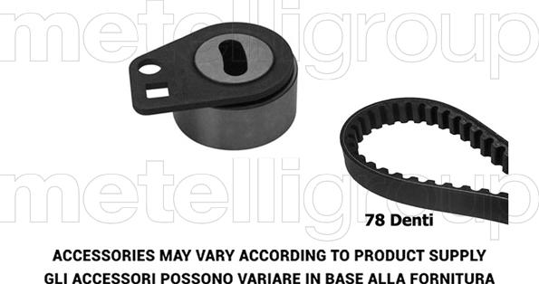 Metelli 29-0416 - Комплект ангренажен ремък vvparts.bg