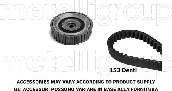 Metelli 29-0423 - Комплект ангренажен ремък vvparts.bg