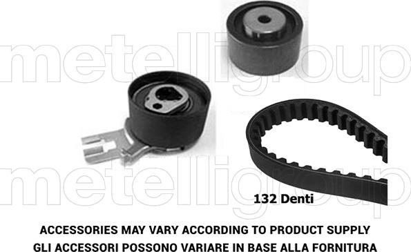 Metelli 29-0047 - Комплект ангренажен ремък vvparts.bg