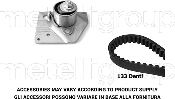 Metelli 29-0054 - Комплект ангренажен ремък vvparts.bg