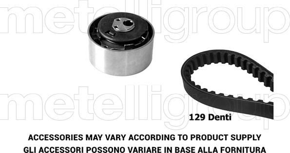 Metelli 29-0053 - Комплект ангренажен ремък vvparts.bg