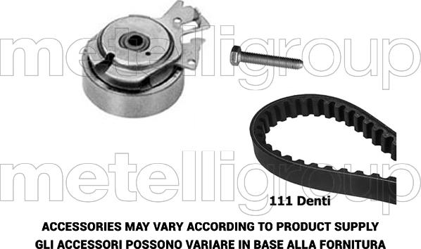 Metelli 29-0002 - Комплект ангренажен ремък vvparts.bg