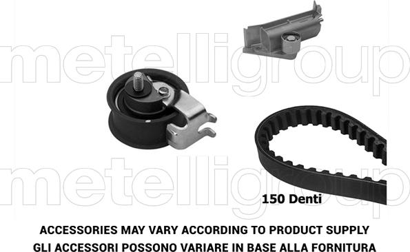 Metelli 29-0015 - Комплект ангренажен ремък vvparts.bg