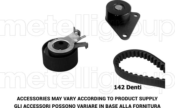 Metelli 29-0018 - Комплект ангренажен ремък vvparts.bg