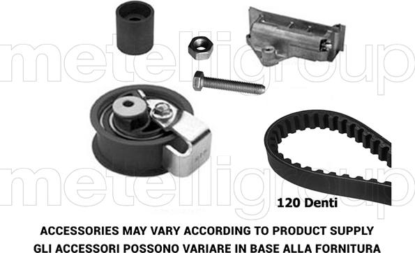 Metelli 29-0017 - Комплект ангренажен ремък vvparts.bg