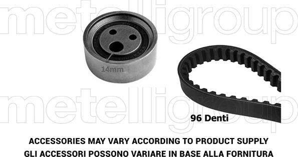 Metelli 29-0086 - Комплект ангренажен ремък vvparts.bg