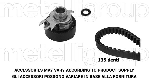 Metelli 29-0035 - Комплект ангренажен ремък vvparts.bg