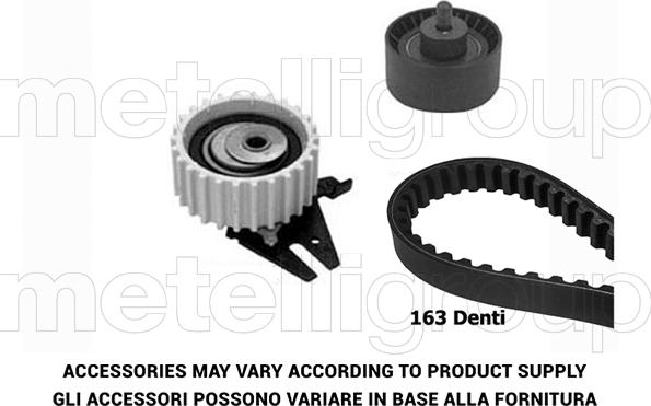 Metelli 29-0033 - Комплект ангренажен ремък vvparts.bg