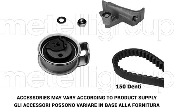 Metelli 29-0024 - Комплект ангренажен ремък vvparts.bg