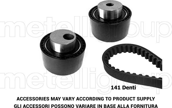 Metelli 29-0021 - Комплект ангренажен ремък vvparts.bg