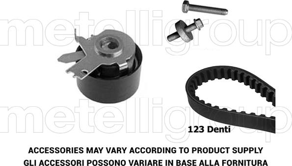 Metelli 29-0027 - Комплект ангренажен ремък vvparts.bg