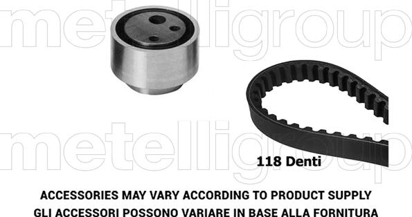 Metelli 29-0199 - Комплект ангренажен ремък vvparts.bg