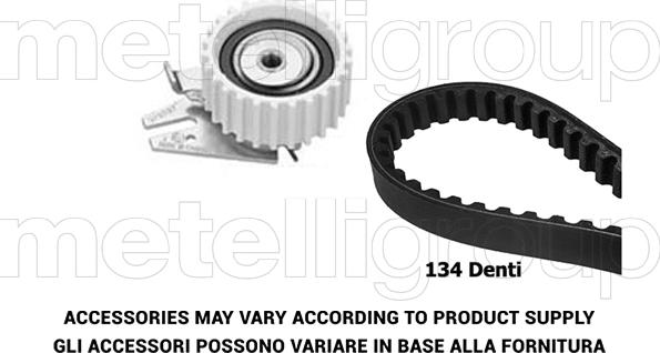 Metelli 29-0147 - Комплект ангренажен ремък vvparts.bg