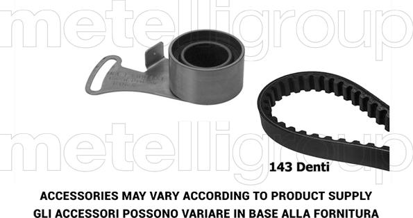 Metelli 29-0156 - Комплект ангренажен ремък vvparts.bg