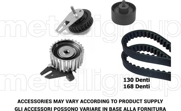 Metelli 29-0153 - Комплект ангренажен ремък vvparts.bg