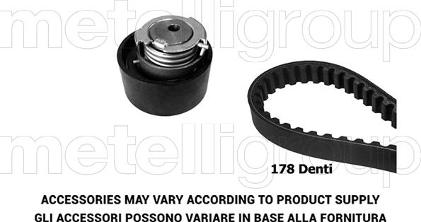 Metelli 29-0169 - Комплект ангренажен ремък vvparts.bg