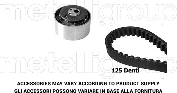 Metelli 29-0118 - Комплект ангренажен ремък vvparts.bg