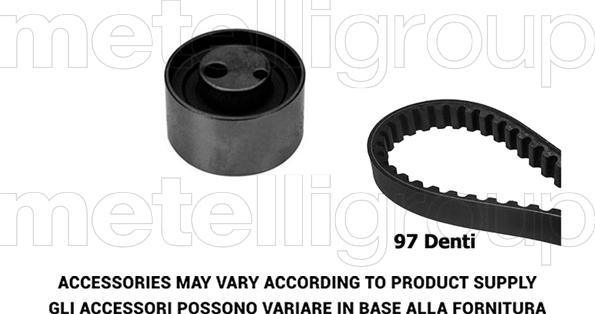 Metelli 29-0394 - Комплект ангренажен ремък vvparts.bg