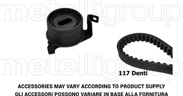 Metelli 29-0396 - Комплект ангренажен ремък vvparts.bg