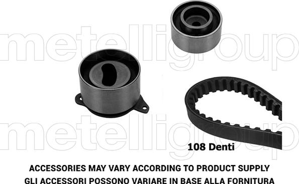 Metelli 29-0398 - Комплект ангренажен ремък vvparts.bg