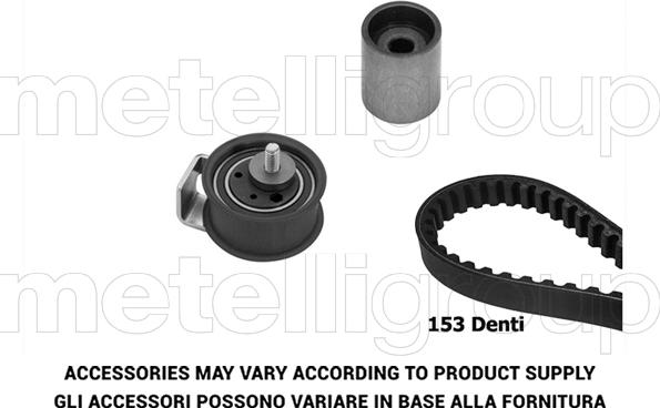 Metelli 29-0304 - Комплект ангренажен ремък vvparts.bg