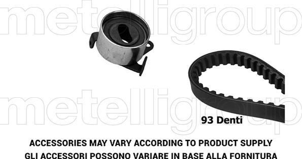 Metelli 29-0301 - Комплект ангренажен ремък vvparts.bg