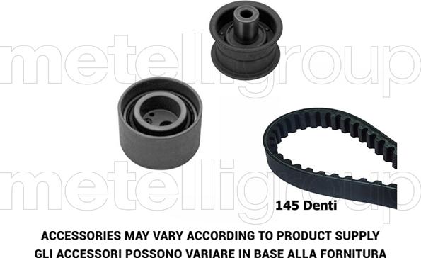 Metelli 29-0317 - Комплект ангренажен ремък vvparts.bg