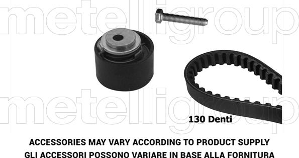 Metelli 29-0384 - Комплект ангренажен ремък vvparts.bg