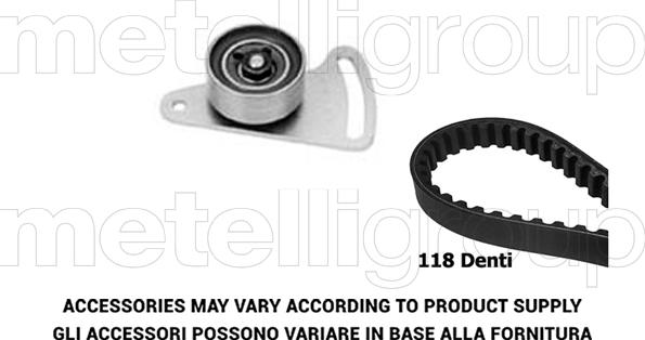 Metelli 29-0338 - Комплект ангренажен ремък vvparts.bg