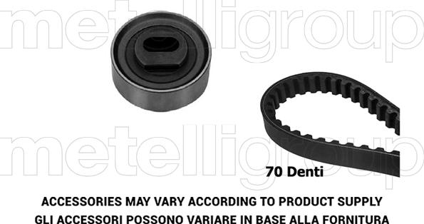 Metelli 29-0290 - Комплект ангренажен ремък vvparts.bg