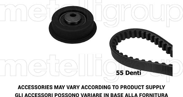 Metelli 29-0291 - Комплект ангренажен ремък vvparts.bg