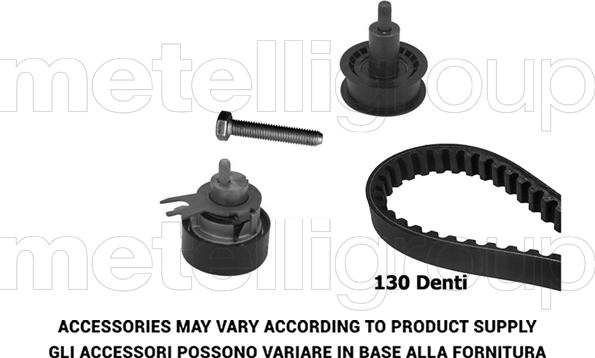 Metelli 29-0293 - Комплект ангренажен ремък vvparts.bg