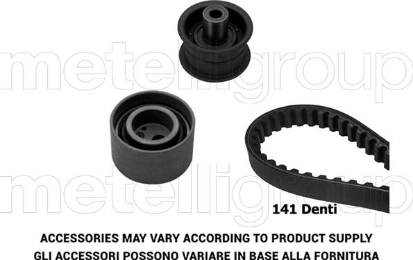 Metelli 29-0249 - Комплект ангренажен ремък vvparts.bg