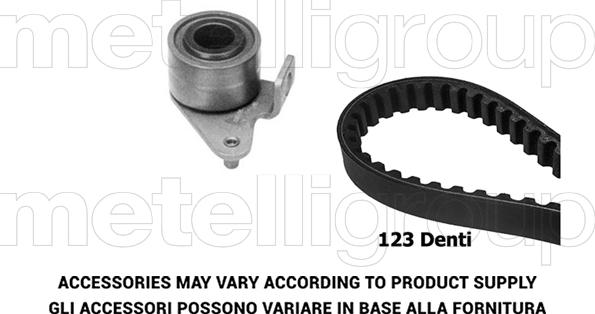 Metelli 29-0240 - Комплект ангренажен ремък vvparts.bg