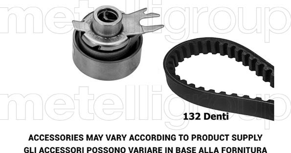 Metelli 29-0256 - Комплект ангренажен ремък vvparts.bg