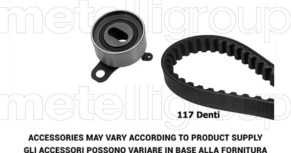 Metelli 29-0250 - Комплект ангренажен ремък vvparts.bg