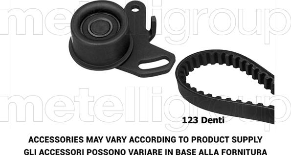 Metelli 29-0265 - Комплект ангренажен ремък vvparts.bg