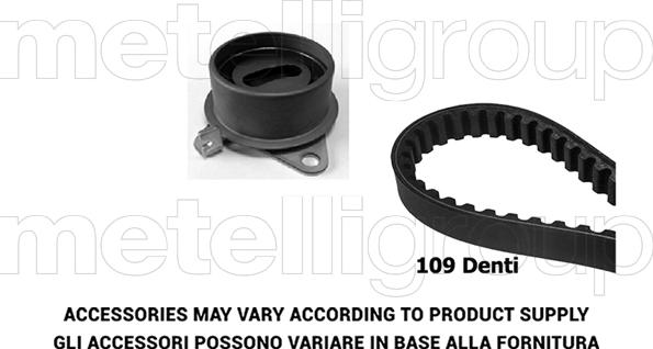 Metelli 29-0288 - Комплект ангренажен ремък vvparts.bg