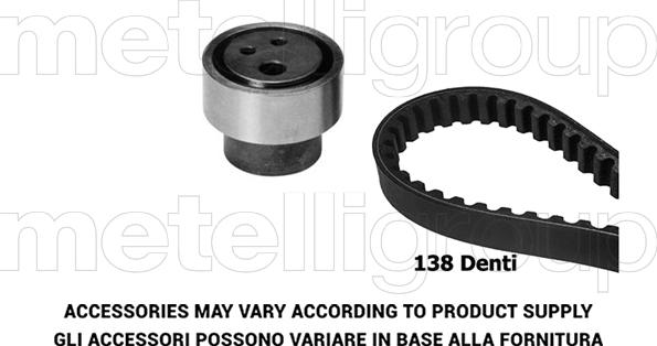 Metelli 29-0239 - Комплект ангренажен ремък vvparts.bg