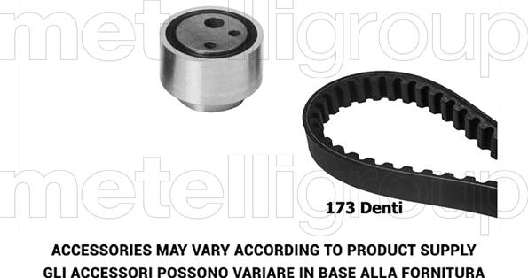 Metelli 29-0226 - Комплект ангренажен ремък vvparts.bg