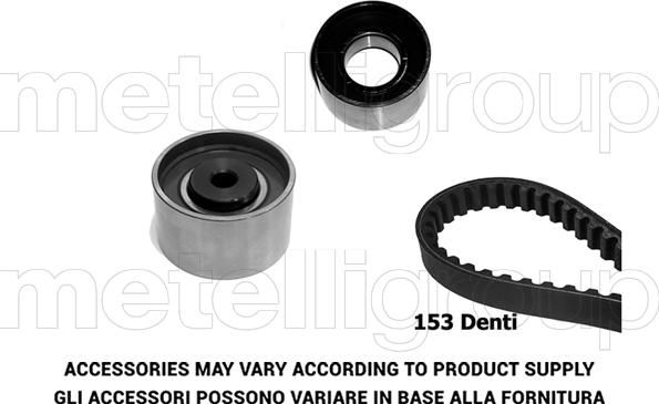 Metelli 29-0275 - Комплект ангренажен ремък vvparts.bg