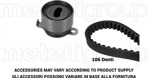 Metelli 29-0271 - Комплект ангренажен ремък vvparts.bg