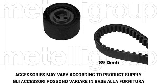 Metelli 29-0277 - Комплект ангренажен ремък vvparts.bg